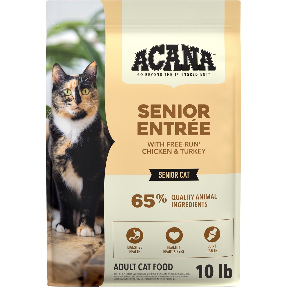ACANA Senior Entree Chicken & Turkey Dry Cat Food, 10-lb bag