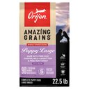 ORIJEN Amazing Grains High-Protein Puppy Large Breed Dry Dog Food, 22.5-lb bag