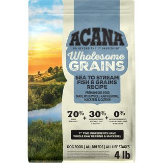 ACANA Sea to Stream Saltwater Fish Wholesome Grains Dry Dog Food, 22.5-lb bag slide 1 of 9
