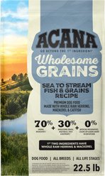 ACANA Sea to Stream Saltwater Fish Wholesome Grains Dry Dog Food, 4-lb bag slide 2 of 9