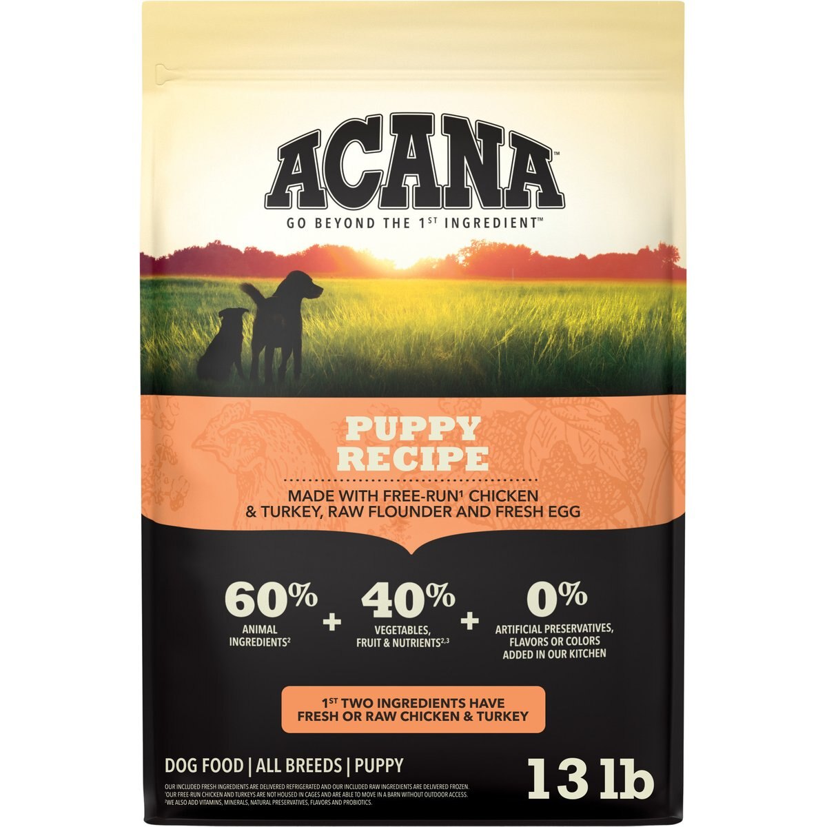 ACANA Puppy Grain-Free Dry Dog Food, 13-lb bag