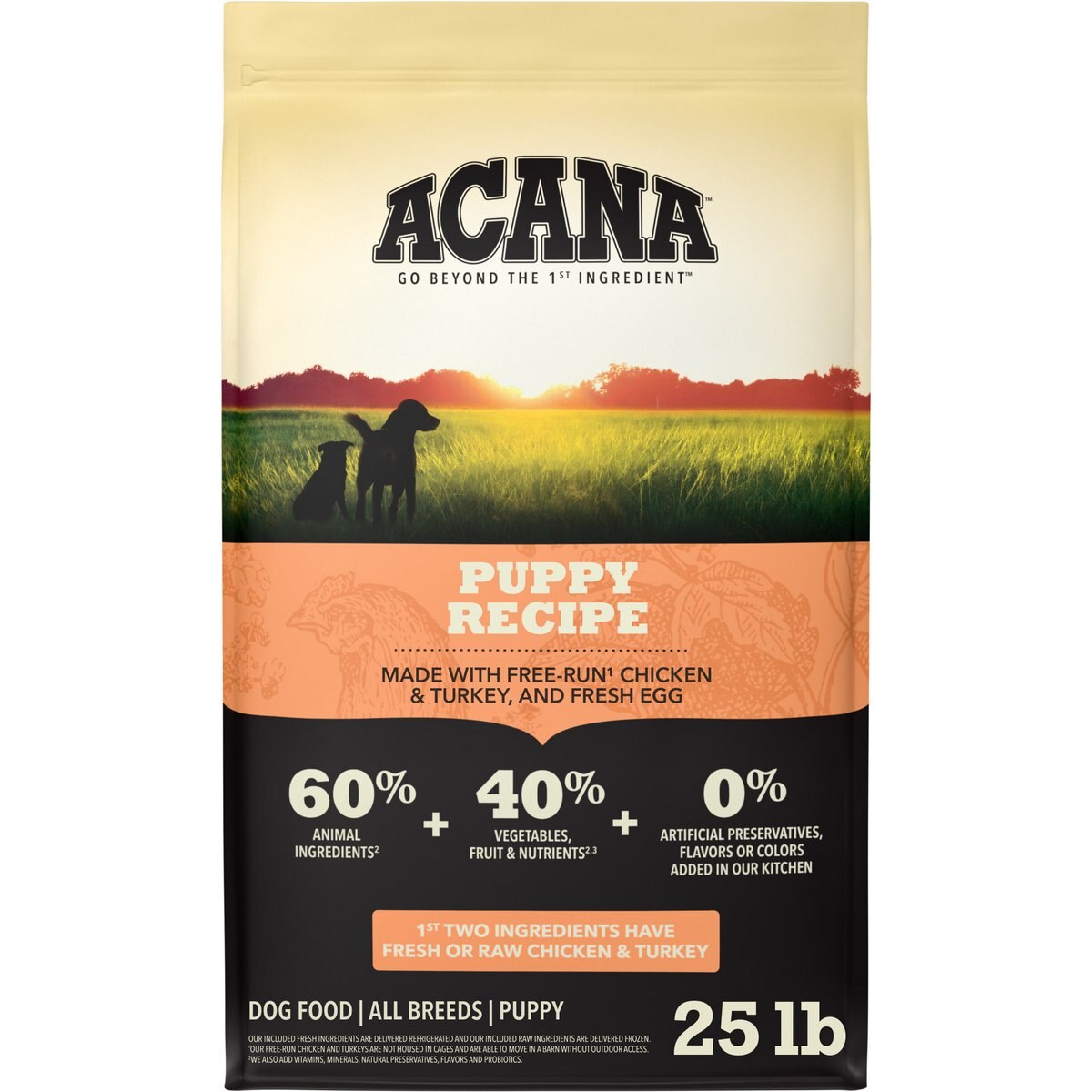 ACANA Puppy Grain-Free Dry Dog Food, 25-lb bag