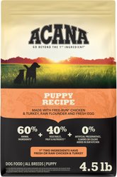 ACANA Puppy Grain-Free Dry Dog Food, 4.5-lb bag