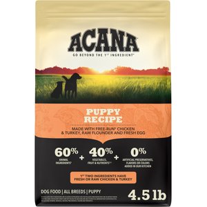 ACANA Puppy Grain-Free Dry Dog Food, 4.5-lb bag