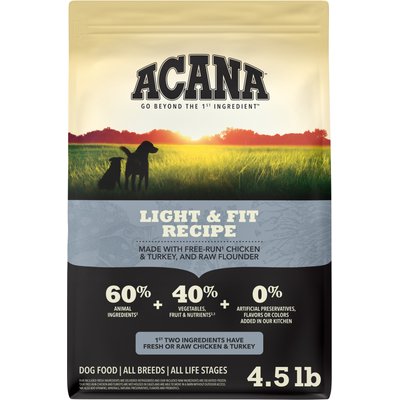 ACANA ACANA Light & Fit Grain-Free Dry Dog Food, 4.5-lb bag
