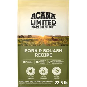 ACANA Singles Limited Ingredient Pork & Squash Grain-Free High-Protein Dry Dog Food, 22.5-lb bag