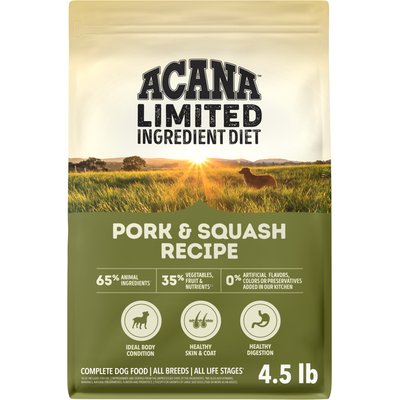 ACANA ACANA Singles Limited Ingredient Pork & Squash Grain-Free High-Protein Dry Dog Food, 4.5-lb bag