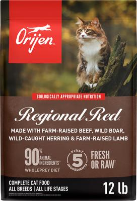 ORIJEN Regional Red Grain-Free High-Protein Premium Dry Cat Food