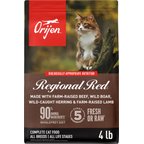 ORIJEN Regional Red Grain-Free High-Protein Premium Dry Cat Food, 4-lb bag
