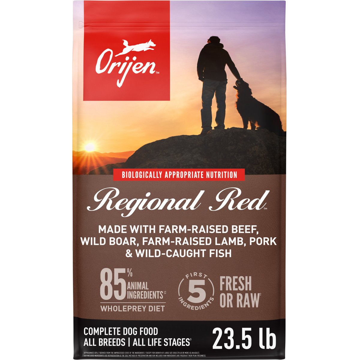 Orijen Regional Red Dry Dog Food, 25-lb bag