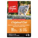 ORIJEN Original Grain-Free High-Protein Premium Dry Cat Food, 4-lb bag