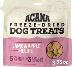 ACANA Singles Lamb & Apple Grain-Free Limited Ingredients & Freeze-Dried Dog Treats, 3.25-oz bag slide 2 of 6