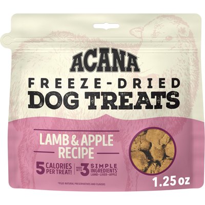 ACANA ACANA Singles Lamb & Apple Grain-Free Limited Ingredients & Freeze-Dried Dog Treats, 1.25-oz bag
