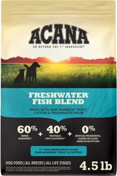 ACANA Freshwater Fish Grain-Free Dry Dog Food, 4.5-lb bag