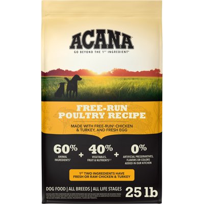 ACANA ACANA Heritage Free-Run Poultry Formula Dry Dog Food, 25-lb