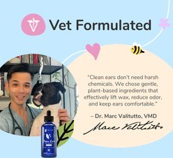 kin+kind Clean Ears Dog Ear Cleanser, 12-fl oz bottle slide 2 of 8