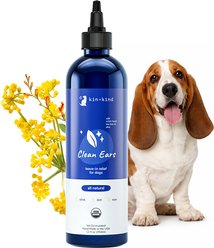 kin+kind Clean Ears Dog Ear Cleanser, 12-fl oz bottle