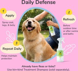 kin+kind Flea+Tick Lemongrass Repel Spray for Dogs & Cats, 32-fl oz bottle slide 2 of 9