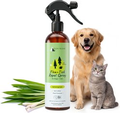 kin+kind Flea+Tick Lemongrass Repel Spray for Dogs & Cats, 12-fl oz bottle