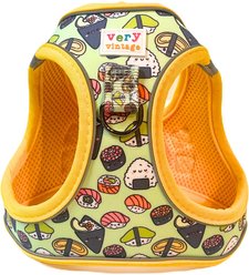 Very Vintage Designs Soy Cute Eco-Friendly Step-In Vest Dog Harness, Green Multi, Small: 15 to 16-in chest
