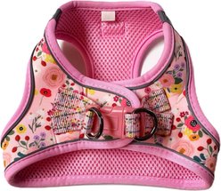Very Vintage Designs Garden Party Eco-Friendly Step-In Vest Dog Harness, Pink Floral, Large: 22 to 25-in chest slide 2 of 7