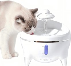 Bueteka Spaceship Ultra-Quiet Non-Skid Dog & Cat Water Fountain, 54.1-oz