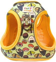 Very Vintage Designs Soy Cute Eco-Friendly Step-In Vest Dog Harness, Green Multi, Medium: 15.5 to 18-in chest