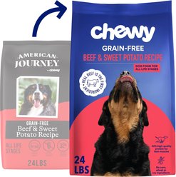 Chewy Made Complete Nutrition High Protein Grain-Free Beef & Sweet Potato Recipe Dry Dog Food (FORMERLY AMERICAN JOURNEY), 24-lb bag slide 1 of 8