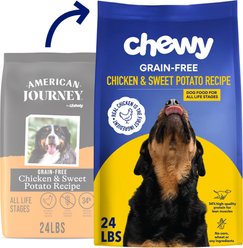 Chewy Made Complete Nutrition High Protein Grain-Free Chicken & Sweet Potato Recipe Dry Dog Food (FORMERLY AMERICAN JOURNEY), 24-lb bag