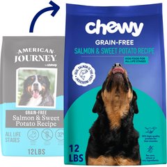 Chewy Made Complete Nutrition High Protein Grain-Free Salmon & Sweet Potato Recipe Dry Dog Food (FORMERLY AMERICAN JOURNEY), 12-lb bag