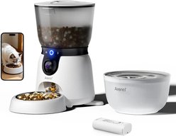 Arenti Bluetooth Smart Dog & Cat Feeder with Camera, Large: 19-cup