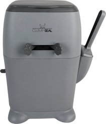 allforpaws Go Fresh Clump Seal Cat Litter Disposal System, 12.7 x 9.3 x 16.5-in, Gray