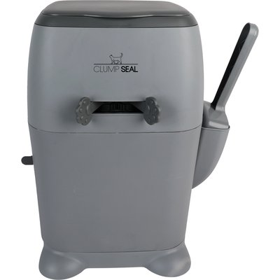 allforpaws allforpaws Go Fresh Clump Seal Cat Litter Disposal System, 12.7 x 9.3 x 16.5-in, Gray