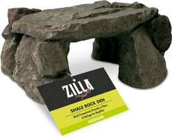Zilla Reptile Habitat Decor Shale Rock Den, Medium