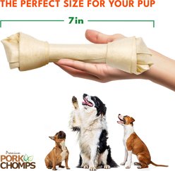 Pork Chomps Baked Knotz Dog Treats, 6 - 7 in, 8 count slide 2 of 7
