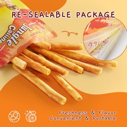 Jungle Calling Collagen Sticks Long Lasting Rawhide Alternative Grain-Free Chicken Flavored Soft & Chewy Dog Treats, 14-oz bag slide 2 of 9
