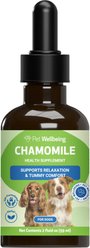 Pet Wellbeing Chamomile Supports Healthy Calm & Digestive Function Bacon Flavored Liquid Supplement for Dogs, 2-oz