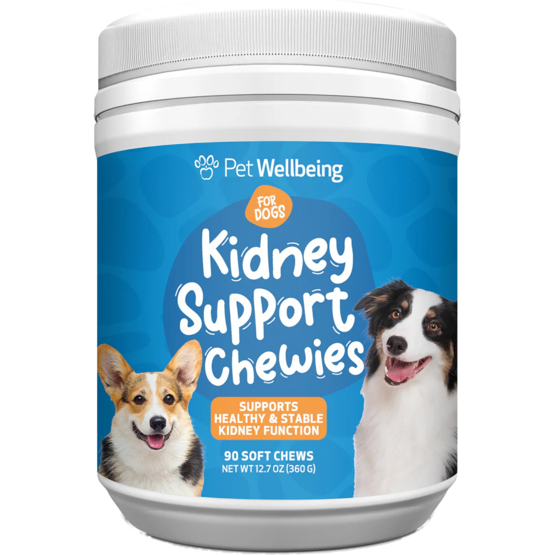 Pet Wellbeing Kidney Support Chewies Fluid Balance Chicken Flavored Supplement for Dogs, 360-g, 90 count