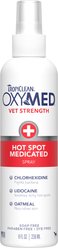 TropiClean OxyMed Hot Spot Skin Comfort Grooming Spray for Dogs, 8-fl oz