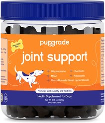 PupGrade Hip & Joint Support Peanut Butter Flavored Soft Chew Supplement for Dogs, 60 count