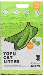 Michu Natural Original Scented Clumping Tofu Cat Litter, 5.5-lb bag, case of 6 slide 1 of 8