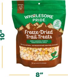 Wholesome Pride Pet Treats Trail Treats Chicken with Fruits & Vegetables Grain-Free Freeze-Dried Dog Treats, 6-oz bag slide 2 of 7
