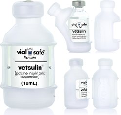 Vial Safe for Pets Insulin Vial Protector for Vetsulin, Clear, 2 Pack slide 1 of 8