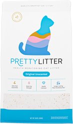 PrettyLitter Health Monitoring Cat Litter, 8-lb bag