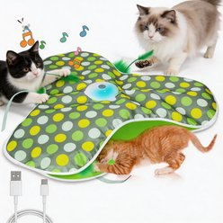 Meowvale Interactive Electronic Hide & Seek Cat Toy, Green