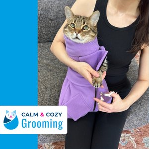 Calm & Cozy Cat Wrap Pro, Medium, Grey