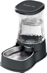 Gardner Pet Stainless Steel Bowls Water Dispenser, Gravity, with Filter BPA-Free Polypropylene Dog & Cat Waterer, 1-gallon, Grey slide 1 of 8