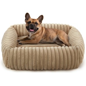 MIXJOY Thickened Rabbit Fur Removable Cover Plush Bolster Cuddler