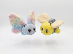 Spike & Stella Toy Bee & Butterfly Squeaky Plush Dog Toy, 2 count slide 2 of 2