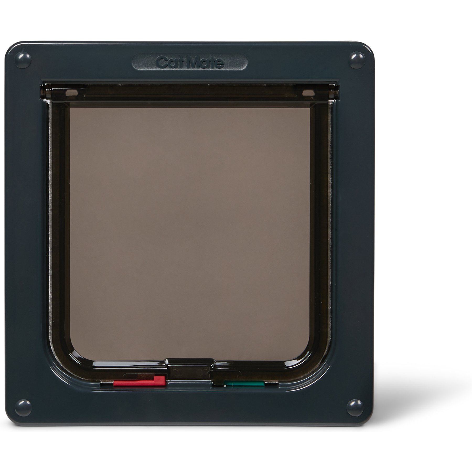 Cat Mate 4-Way Locking Cat Flap with Door Liner, Anthracite Grey